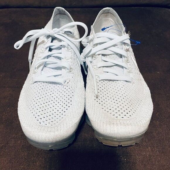 NIKE Flyknit Vapormax 2 Pure Platinum White Wolf womens 7 US 38 EUR Mint - Picture 8 of 15